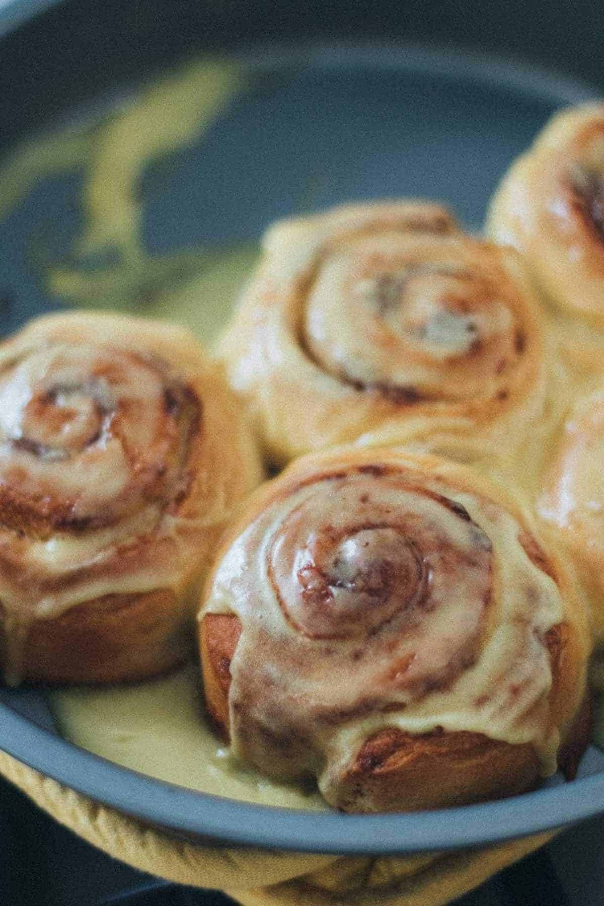 orange rolls.