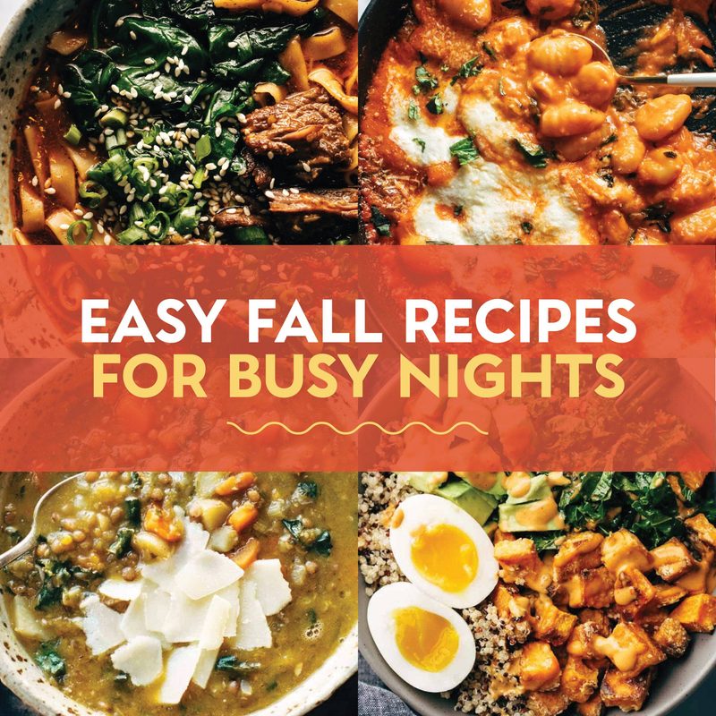 Easy fall recipes for busy nights