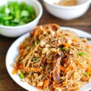 Hoisin Pork with Rice Noodles