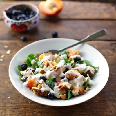 Chicken Blueberry Poppyseed Salad