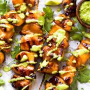 3 Ingredient Grilled Chicken with sauce.