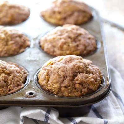 A picture of Healthy Cinnamon Sugar Apple Muffins